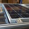 Close Up on Solar Battery Charger Kit on Motorhome