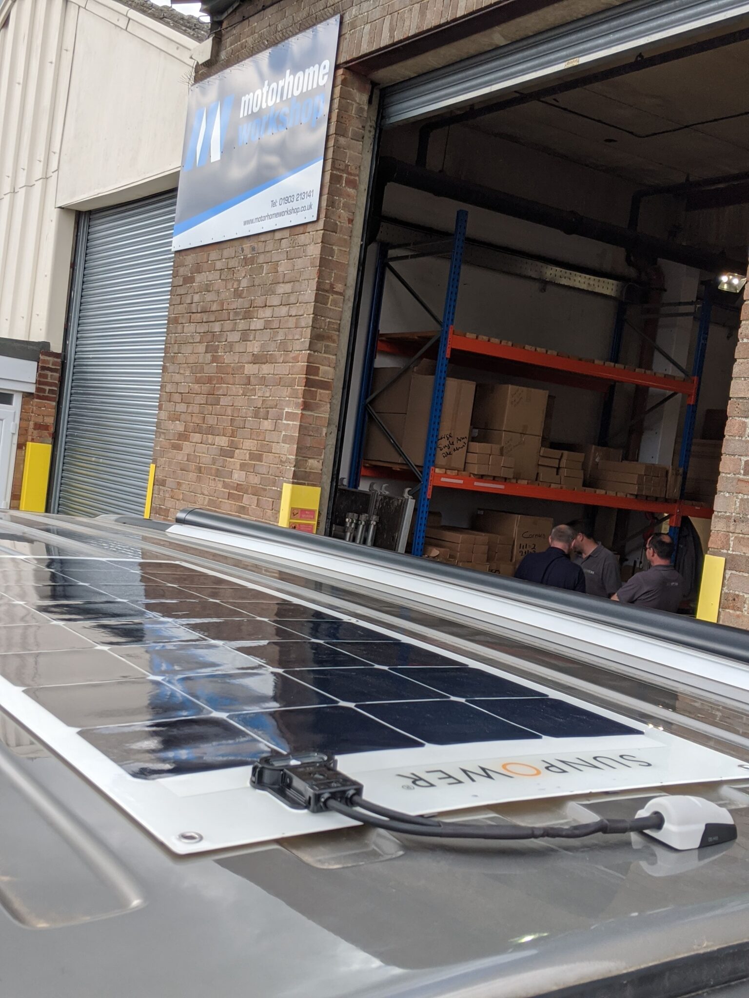 SUNPOWER 110w Semi Flexible 12v Solar Panel Kit Pop Top for VW T6, T5 and T4