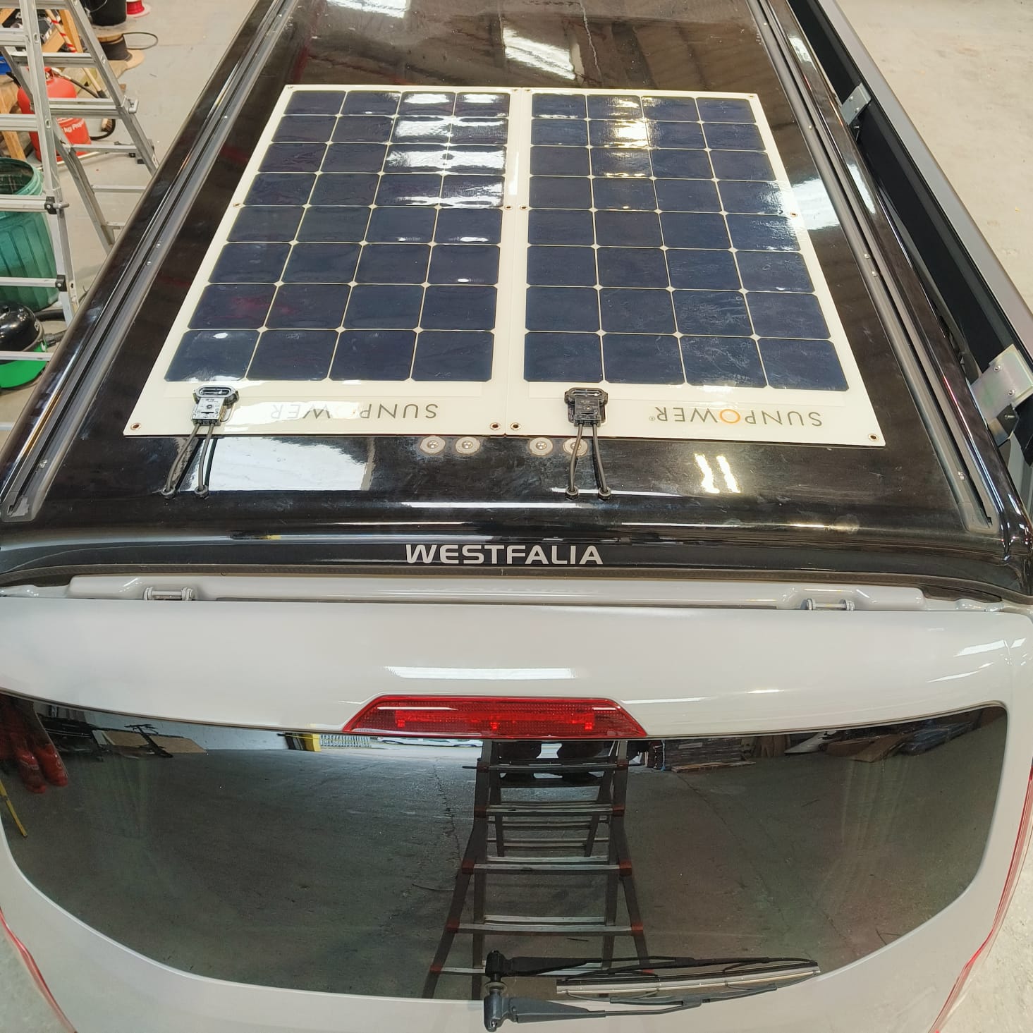 SUNPOWER 100w Semi Flexible 12v Solar Panel Kit - Pop Top - VW T6/T5/T4 - Image 12