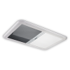 Dometic Heki skylight with blind half closed