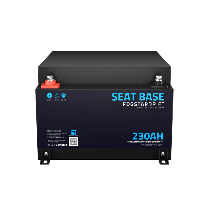 Fogstar Drift 12v 230ah Seat Base Lithium Leisure Battery