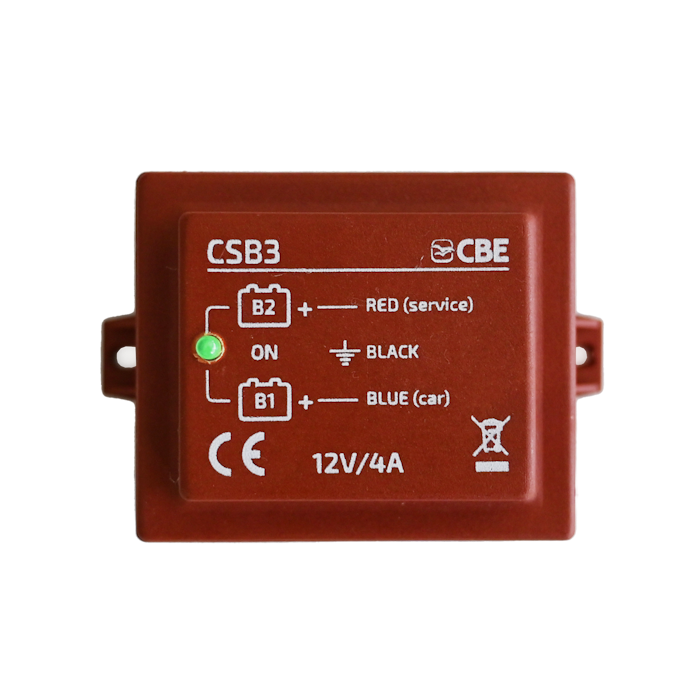 thumbnail image 2 of CBE 12V Solar Wind Split Charge Relay For Leisure & Engine Battery - Camper, Motorhome, Boat 2 of 6