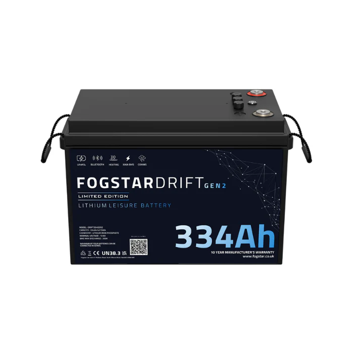 Fogstar Drift Gen2 12v 334ah Lithium Leisure Battery